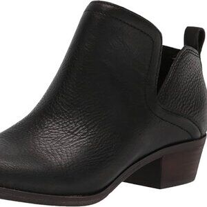 Lucky Brand Women's Bollo Bootie Ankle Boot, Black, Size 8